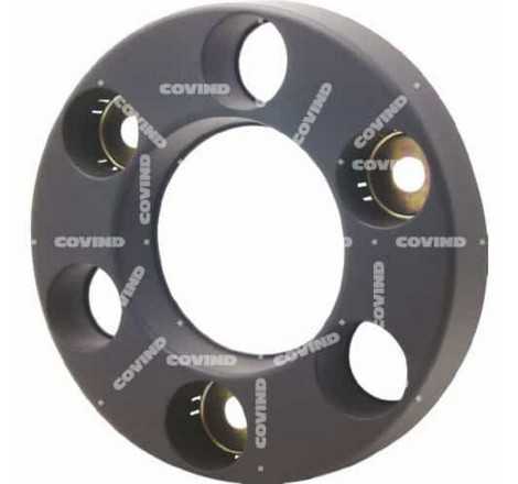 Coppa ruota 6 fori d/s in...