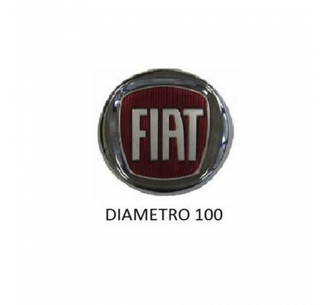 Fregio anteriore rosso Fiat...