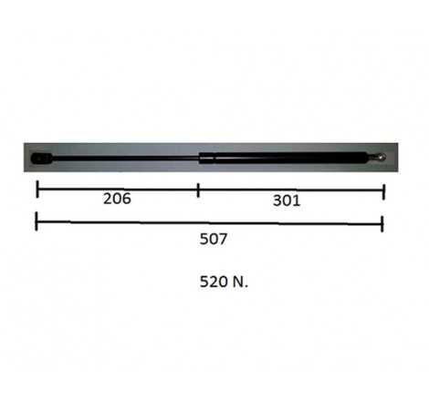 Molla a gas posteriore Fiat...