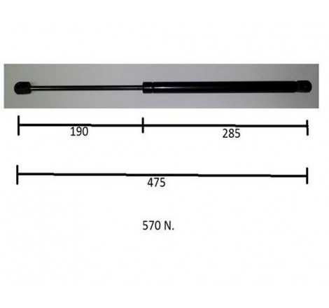 Molla a gas posteriore Opel...