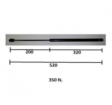 Molla a gas posteriore Fiat...