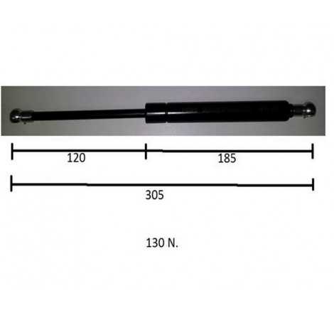 Molla a gas posteriore...