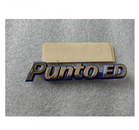 Scritta posteriore adesiva...