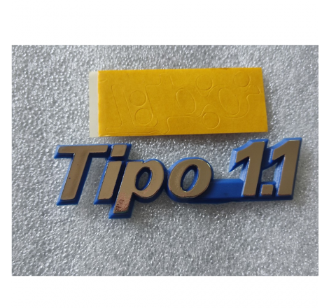 Sigla "TIPO 1.1" adesiva...