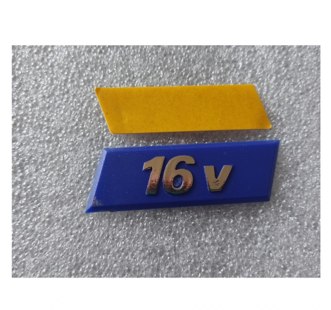 Sigla laterale adesiva"16V"...