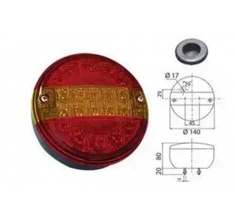 Fanale posteriore a led...