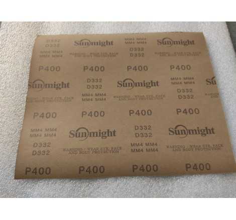 Foglio abrasivo ad umido P400