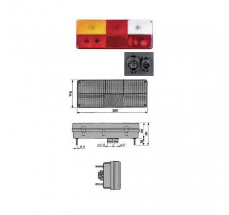 Fanale posteriore destro...