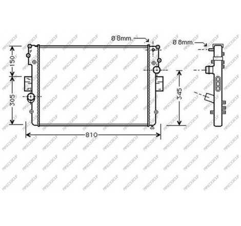 Radiatore acqua Iveco Daily...