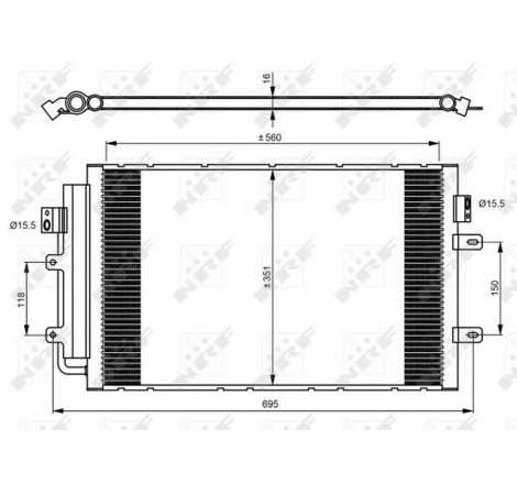 Condensatore Iveco Daily'...