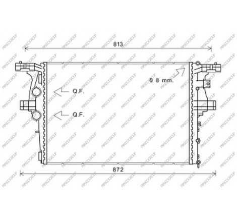 Radiatore acqua Iveco Daily...