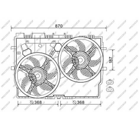 Ventola motore Fiat Ducato...