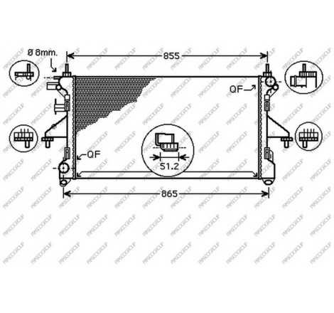 Radiatore acqua Fiat Ducato...