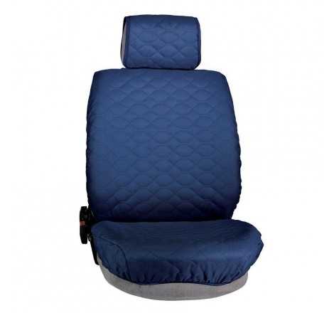Coppia coprisedile blu avio...