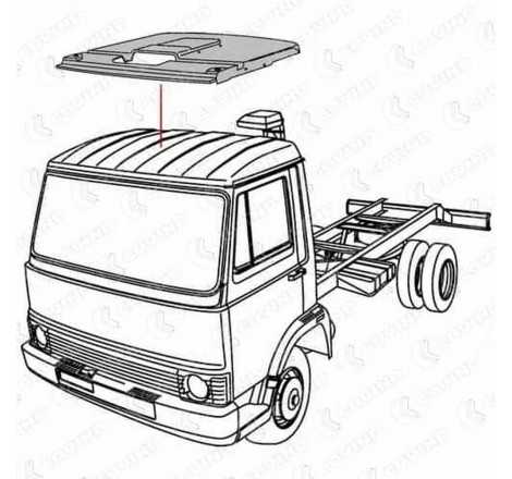 Padiglione tetto Iveco 50GZ...